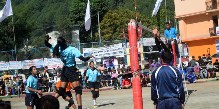 नवौँ राष्ट्रिय खेलकुदमा भलिबल बन्दयो र्शकका सर्वाधिक प्रिय